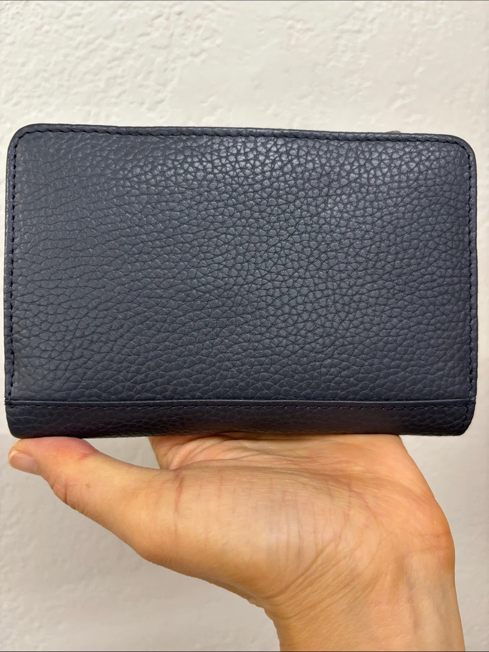 Mancini gray Leather Wallet
